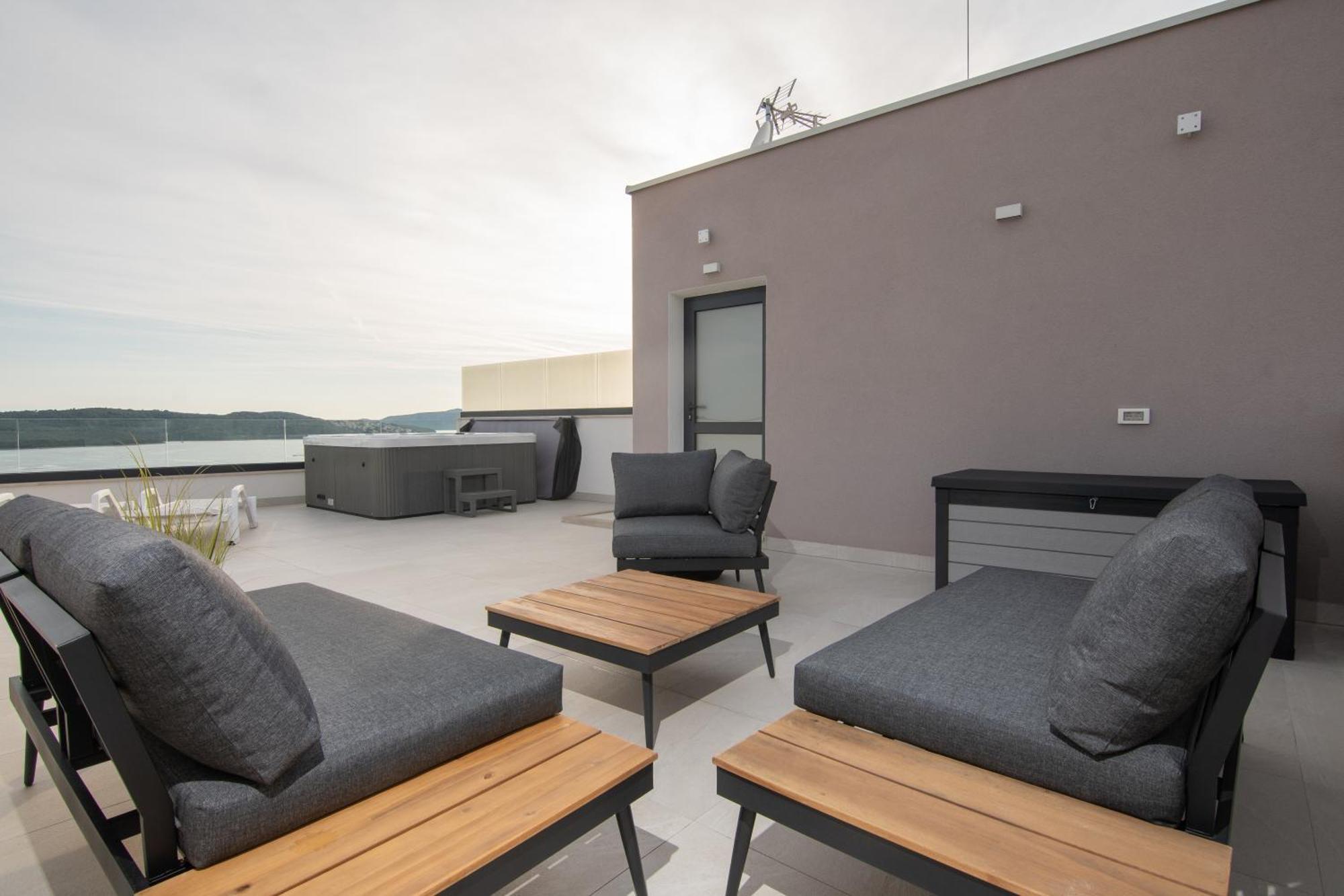 Adriatic Garden Apartments Okrug Gornji Exterior foto